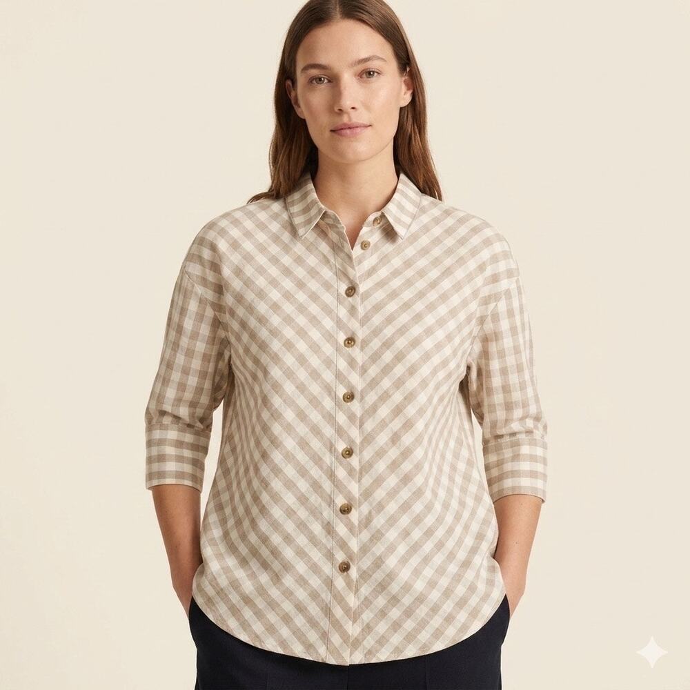254-Unbranded Cotton Blend Blouse / PTP 21”